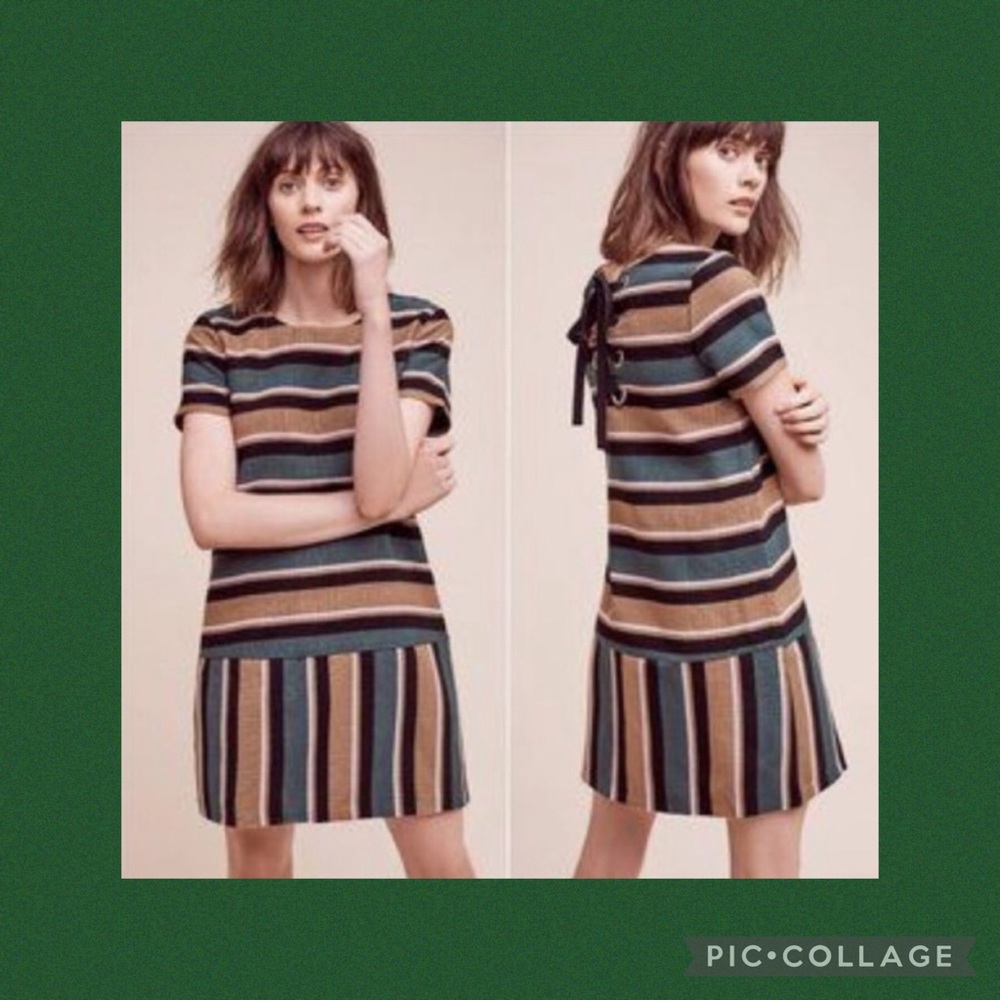 J.O.A stripe shift dress S/M